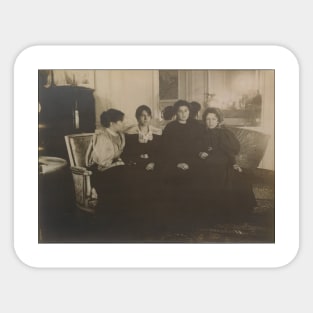 Paule Gobillard, Jeannie Gobillard, Julie Manet, and Geneviève Mallarmé Sticker